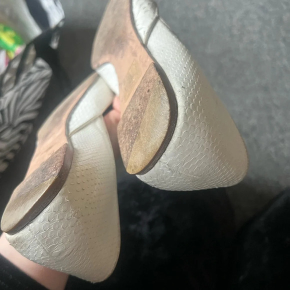Valentino White Python Flats, size 39.5 - Picture 5 of 9